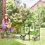 iDavosic.ly 10-Tier Corner Plant Stand, Metal Indoor Outdoor Flower Display Holder Shelf, Folding Tall Orchid Rack for Patio Balcony Porch Garden Living Room, Black 6