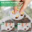 Bonviee 10 Pack Seed Starter Tray Kit with Elevated Lids and Adjustable Humidity Vents - 120 Cells Clear Seedling Propagation Trays for Greenhouse and Garden 4