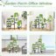 iDavosic.ly Multi-Tier Corner Plant Stand, Metal Indoor Outdoor Flower Display Shelf, Folding Tall Wrought Iron Orchid Rack for Patio Balcony Garden and Living Room 3