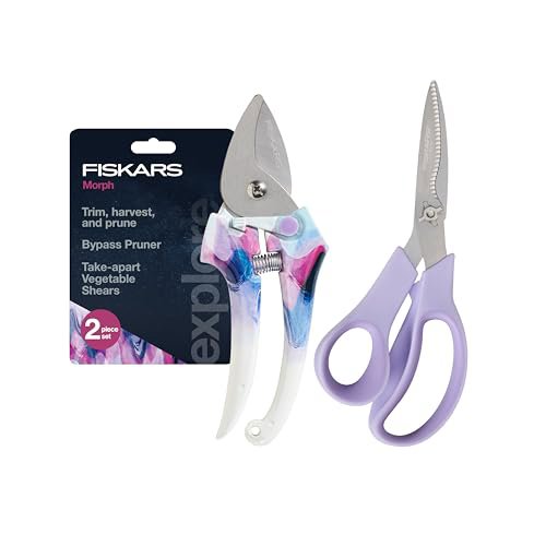Fiskars 2-Piece Pruning & Veggie Shears Set
