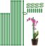 SupKing Adjustable Plant Stakes 16Pcs Set - Fiberglass Orchid Support Sticks with Clips and Ties for Indoor Outdoor Garden 1