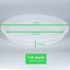 Bleuhome 2 Pack 14 Inch Plant Saucers - Heavy Duty Deep Plastic Drip Trays for Flower Pots & Bird Baths 2