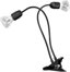 SANSI LED Grow Lights for Indoor Plants, Full Spectrum Gooseneck Clamp Lamp, 20W High PPFD Plant Light with Replaceable Bulbs 9