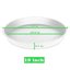 Bleuhome 4 Pack 19 Inch Plant Saucer - Heavy Duty Deep Plastic Drip Trays for Flower Pots and Bird Bath Bowls 2