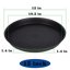Bleuhome 2 Pack Plant Saucer and Bird Bath Bowl - 12 Inch Heavy Duty Plastic Drip Trays for Indoor & Outdoor Flower Pots 2