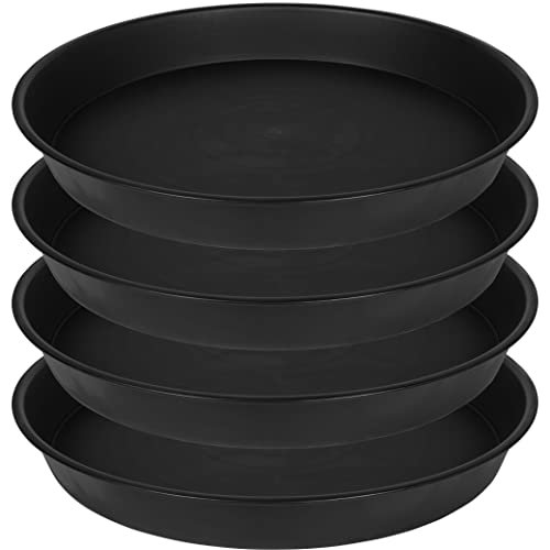 Bleuhome 16" Plant Saucer 4-Pack Black