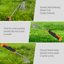 SIXCAR Professional 4-Tooth Garden Weed Remover Tool with Ergonomic Rubber Handle 6
