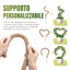 Mcbazel Set 2 Pezzi di Pali in Fibra di Cocco da 70 cm per Piante Rampicanti, Supporto Flessibile con Nucleo in Alluminio e Kit Legacci per Monstera e Pothos 7
