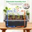 Bonviee 5-Pack Seed Starter Tray Kits with Adjustable Humidity Domes and Black Bases - Indoor Mini Greenhouse Propagator for Seeds 3