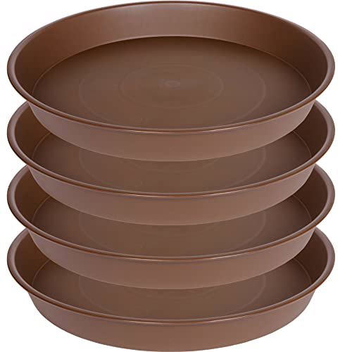 Bleuhome 19" Plant Saucer 4-Pack Chocolate