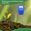 XLUX Tester Umidità del Suolo per Piante e Giardinaggio - Sensore Igrometro Professionale per Piante Domestiche e Agricoltura, Confezione da 4, Blu 5