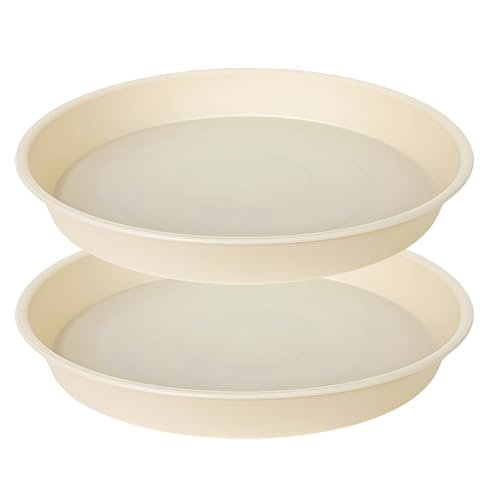 Bleuhome 17" Plant Saucer 2-Pack Beige