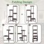 iDavosic.ly 5-Tier Corner Plant Stand, Metal Indoor Outdoor Flower Display Shelf, Folding Tall Orchid Rack for Patio Balcony Garden and Living Room - Violet Bronze 9