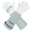 SLARMOR Heavy Duty Cowhide Leather Gardening Gloves - Thorn Proof Rose Pruning Gauntlets for Men and Women 1