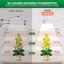 SANSI Lampada per Piante a LED 30W Spettro Completo con Timer 4/8/12 Ore e 3 Teste a Collo di Cigno Regolabili, Equivalente a 450W, Attacco E27 per Coltivazione Indoor 3