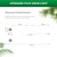 SANSI Lampada LED per Orticoltura Spettro Completo 10W con Timer e Dimmerabile 7