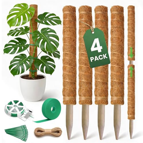 Blooming Jungle 4-Pack Stackable Moss Poles