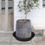 Bleuhome 3 Pack Large Deep Plant Saucers - 22 Inch Round Plastic Drip Trays for Flower Pots and Bird Baths 6