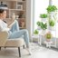 iDavosic.ly 7-Tier Corner Plant Stand, Metal Indoor Outdoor Flower Display Holder, Folding Tall Wrought Iron Orchid Rack for Patio Balcony Porch Garden and Living Room - White 6