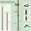 SupKing 16Pcs Adjustable Plant Stakes - Fiberglass Support Poles with Clips and Ties for Indoor & Outdoor Garden 2