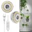 SANSI LED Puck Grow Light 10W Full Spectrum 2-Head Plant Lamp with Ceramic Technology 1