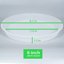 Bleuhome 6 Pack 8 Inch Plant Saucer Clear - Heavy Duty Plastic Round Drainage Trays for Indoor and Outdoor Flower Pots 2