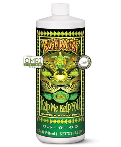 FoxFarm Bush Doctor Kelp Me Kelp You Liquid Seaweed Fertilizer 1 Quart