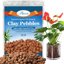 Riare 8 LBS Organic Expanded Clay Pebbles - 4mm-16mm Natural LECA Balls for Hydroponics, Aquaponics, and Plant Drainage 1