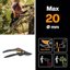 Fiskars Forbici da Potatura Bypass SingleStep P26, Lame in Acciaio Antiaderente, Taglio fino a 2,2 cm, Nero/Arancione 2