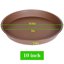 Bleuhome 6 Pack 10 Inch Plant Saucer - Heavy Duty Plastic Round Drip Trays for Indoor and Outdoor Flower Pots 2
