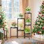 iDavosic.ly Multi-Tier Corner Plant Stand, Metal Indoor Outdoor Flower Display Shelf, Folding Tall Wrought Iron Orchid Rack for Patio Balcony Garden and Living Room 2