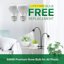 SANSI Lampada per Piante a LED da Interno 20W Spettro Completo con 2 Clip a Collo di Cigno e Timer 4