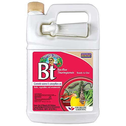 Bonide Captain Jack's Thuricide BT - Organic Caterpillar & Worm Control 128 oz