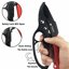 Gonicc 8" Professional Ratchet Anvil Pruning Shears GPPS-1011 - Heavy Duty SK-5 Steel Garden Clippers with 3X Power Mechanism 3