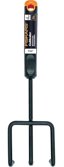 Fiskars Sarchiello Ergo per Terreni Duri, Testa in Acciaio Inox e Impugnatura Ergonomica, Nero/Arancione, 30,5 cm 6