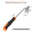 SIXCAR Professional 4-Tooth Garden Weed Remover Tool with Ergonomic Rubber Handle 2