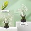 SupKing 16Pcs Fiberglass Plant Support Stakes - Adjustable Orchid Sticks with Clips for Small Plants, Flowers and Seedlings (Black) 7