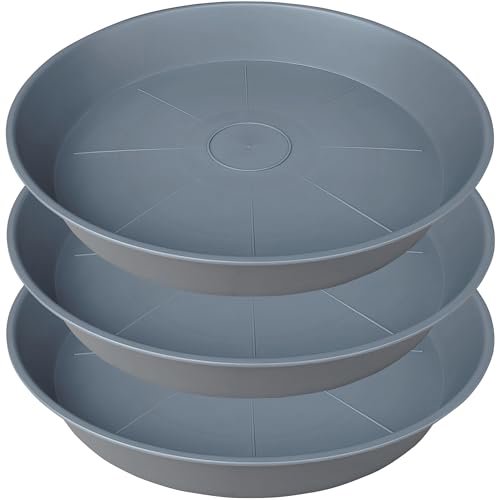Bleuhome 26" Plant Saucer 3-Pack Gray