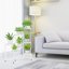 iDavosic.ly 8-Tier Corner Plant Stand, Metal Indoor Outdoor Flower Display Shelf, Folding Tall Wrought Iron Orchid Rack for Patio Balcony Garden and Living Room - White 7