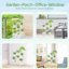 iDavosic.ly 8-Tier Corner Plant Stand, Metal Indoor Outdoor Flower Display Shelf, Folding Tall Wrought Iron Orchid Rack for Patio Balcony Garden and Living Room - White 3