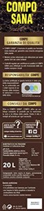 COMPO SANA Terriccio Universale 20L - Concime per Piante da Appartamento, Balcone e Giardino - Nutrizione Equilibrata fino a 12 Settimane 2