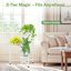 iDavosic.ly 3-Tier Corner Plant Stand, Metal Indoor Outdoor Flower Display Holder Shelf, Folding Tall Orchid Rack for Patio Balcony Porch Garden and Living Room, White 7