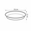 Elho Green Basics Saucer Sottovaso Rosa 22 CM per Interno ed Esterno 6