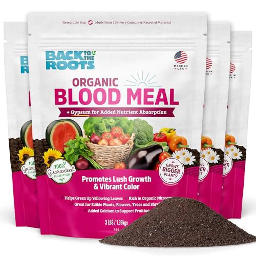 Back to the Roots Blood Meal & Gypsum (4 Pack)