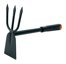 Fiskars Zappetta a due punte Ergo, Testa in Acciaio Inox e Impugnatura Ergonomica, Nero/Arancione, 30,5 cm 1