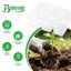 Bonviee 10 Pack Seed Starter Trays with Drainage Holes - Reusable Clear Plastic Seedling Propagation Trays, 6 Cells per Tray 3