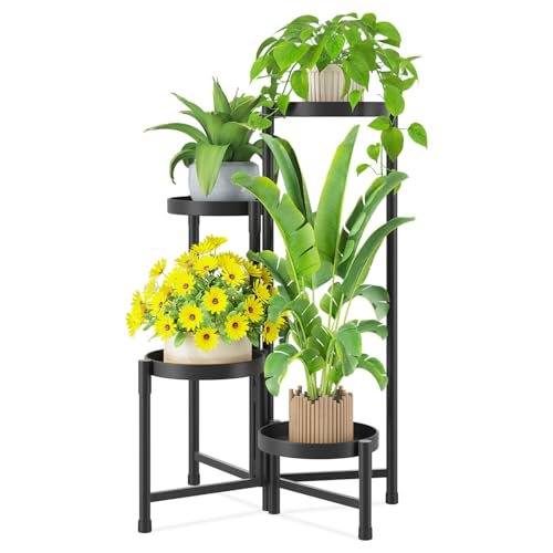 iDavosic.ly Corner Plant Stand 4 Tiers