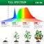 SANSI LED Grow Lights for Indoor Plants, 600W Equivalent Full Spectrum Gooseneck Clamp Lamp, 40W High PPFD Plant Light with 4 Replaceable Heads 4
