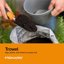 Fiskars 3-in-1 Garden Tool Set - Polished Cast-Aluminum Heads, Heavy-Duty Trowel, Transplanter & Cultivator with Ergonomic SoftGrip Handles 3