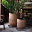 Bleuhome 4 Pack of 19 Inch Plant Saucers - Heavy Duty Deep Plastic Drip Trays for Indoor & Outdoor Pots, Round Flower Pot Drainage Trays and Bird Bath Bowls, Cement Gray 6